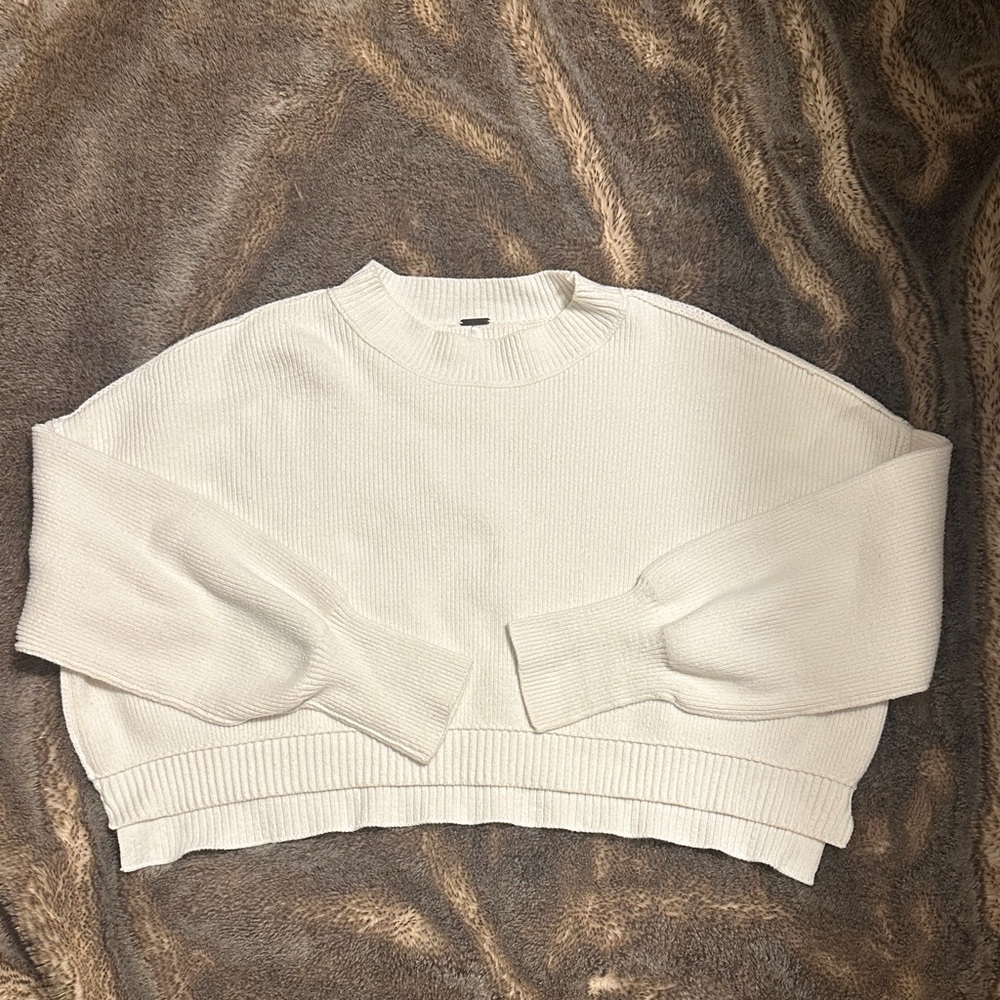 Free People Easy Street Crop Sweater